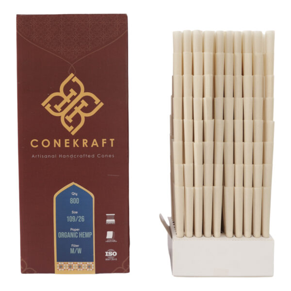 109mm pre rolaled cones white spiral